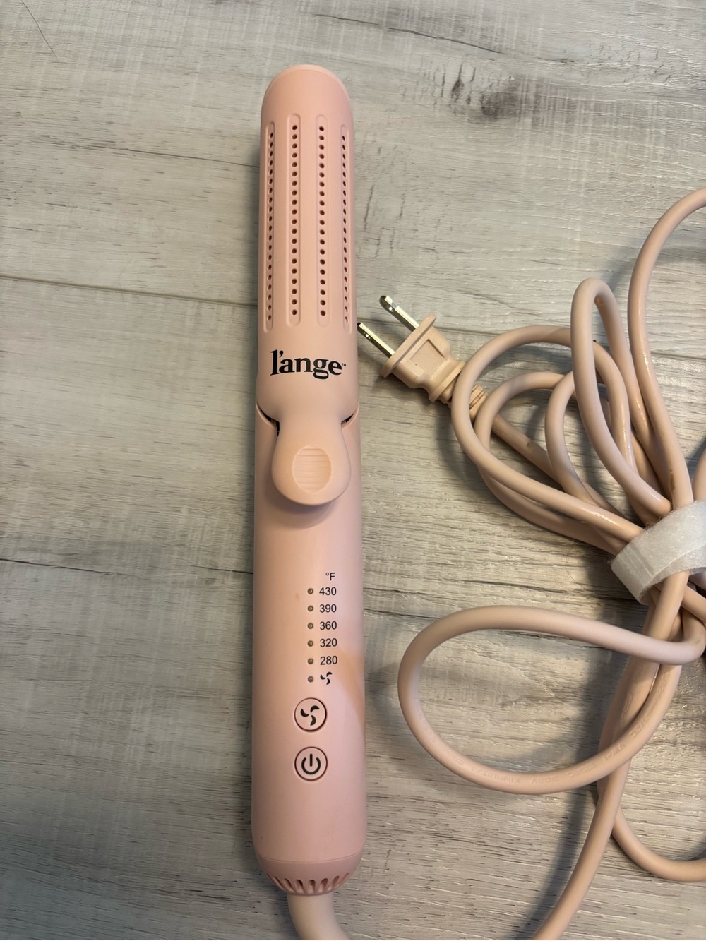 L’ange Le Duo Classic 360° Airflow Styler Blush Pink Hair Straightener & Curler